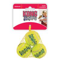 Kong Air squeaker ball xs a3 Geel XSmall Ø3 cm