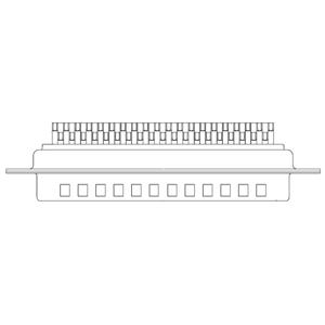 Molex 1731130066 D-sub connector Aantal polen: 78 Soldeerkelk 1 stuk(s)