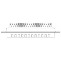 Molex 1731130066 D-sub connector Aantal polen: 78 Soldeerkelk 1 stuk(s) - thumbnail