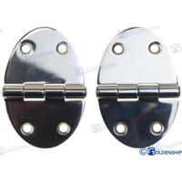 Bisagra acero inoxidable GS72196 - BISAGRA INOX OVAL 78X56 (2