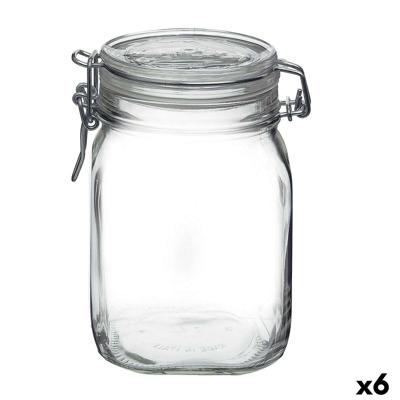 Glazen pot Bormioli Rocco Fido Transparant (6 Stuks)