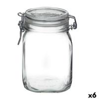 Glazen pot Bormioli Rocco Fido Transparant (6 Stuks)
