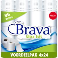 Brava Ultra Soft Toiletpapier - 96 Rollen - Comfortabel & Pluisvrij
