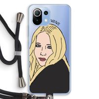 Mary Kate: Xiaomi Mi 11 Lite Transparant Hoesje met koord
