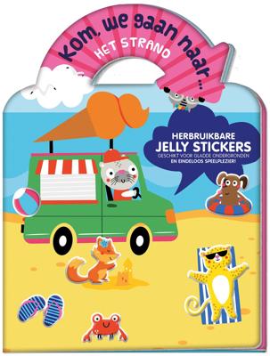 Jelly stickerboek - Kom, we gaan naar... Het strand (Paperback)