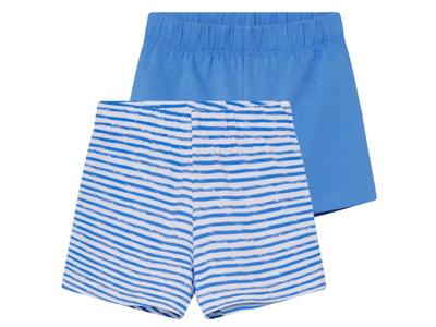 lupilu 2 baby broekjes (strepen/blauw, 86/92)