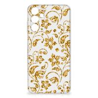 Samsung Galaxy A15 | TPU Case | Gouden Bloemen
