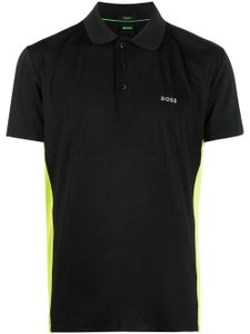 BOSS polo à design colour block - Noir