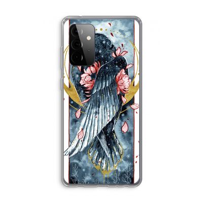 Golden Raven: Samsung Galaxy A72 Transparant Hoesje