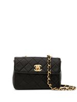 CHANEL Pre-Owned mini sac à bandoulière matelassé (années 1990) - Noir