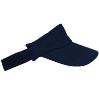 K-UP Zonneklep voor volwassenen - navy blauw - Katoenen verstelbare sunvisor zonnekleppen