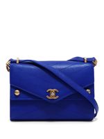 CHANEL Pre-Owned sac porté épaule à logo (2017) - Bleu