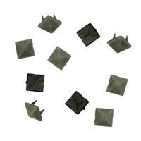 Vaessen Creative • studs vierkant 12x12mm 10pcs antique silver