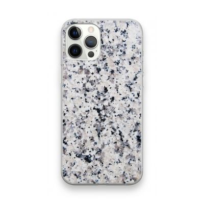Gespikkelde marmer: iPhone 12 Pro Max Transparant Hoesje