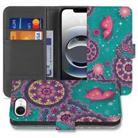 iPhone 16e Hoesje Cirkels en Vlinders