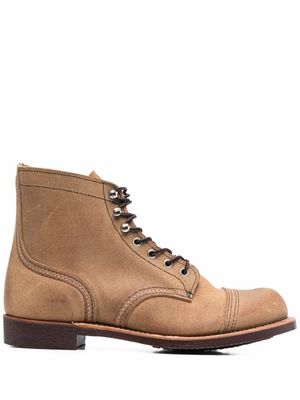 Red Wing Shoes bottines Iron Ranger en cuir - Marron