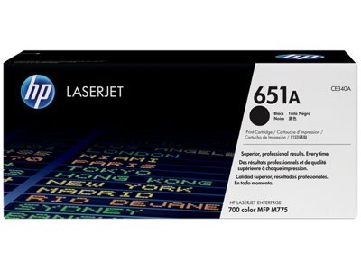HP 651A toner zwart HP 651A toner zwart