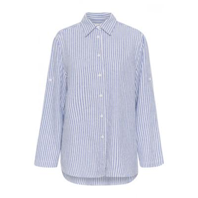 In wear - Blauw | Dames | Blouse | Blauw | 44 | regular | Kamst mode