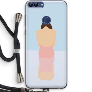 Mirror: Huawei P Smart (2018) Transparant Hoesje met koord
