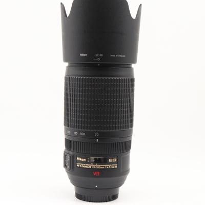 Nikon AF-S 70-300mm F/4.5-5.6G ED VR occasion