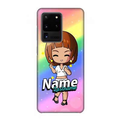 Chibi Maker vrouw: Volledig geprint Samsung Galaxy S20 Ultra Hoesje