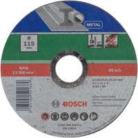 Bosch Accessoires doorslijpschijf metaal | 115 x1,6 | recht - 2609256314