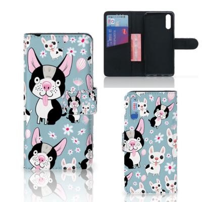 Huawei P20 | Telefoonhoesje | Met pasjeshouder | Hondjes