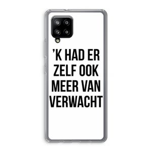 Meer verwacht: Samsung Galaxy A42 5G Transparant Hoesje