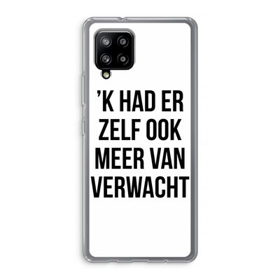 Meer verwacht: Samsung Galaxy A42 5G Transparant Hoesje
