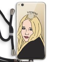 Mary Kate: Huawei Ascend P8 Lite (2017) Transparant Hoesje met koord