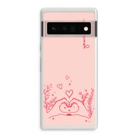 Love is in the air: Google Pixel 6 Pro Transparant Hoesje Love is in the air: Google Pixel 6 Pro Transparant Hoesje