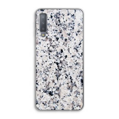 Gespikkelde marmer: Samsung Galaxy A7 (2018) Transparant Hoesje