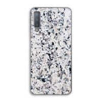 Gespikkelde marmer: Samsung Galaxy A7 (2018) Transparant Hoesje
