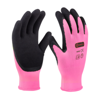 Connex Handschoen Tuin Latex Roze Gr07 - COX938577