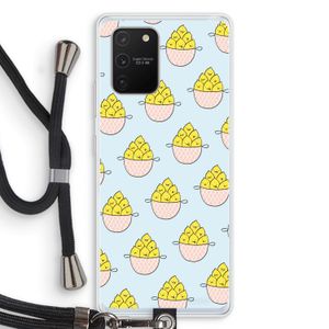 Citroenen: Samsung Galaxy S10 Lite Transparant Hoesje met koord