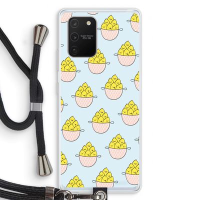 Citroenen: Samsung Galaxy S10 Lite Transparant Hoesje met koord