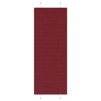 VidaXL Plissé rolgordijn 70x200 cm stofbreedte 69,4 cm bordeauxrood