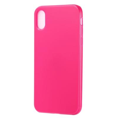 Candy Color TPU Case voor iPhone XR (magenta)