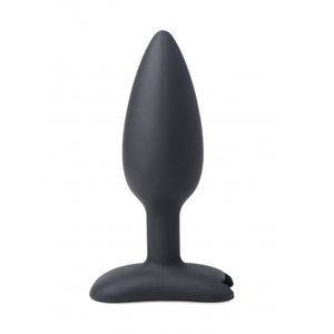 Bum Shock E-Stim Silicone Anal Plug - Black