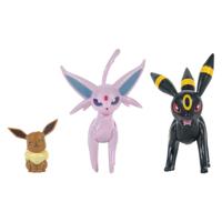 Jazwares Pokémon evolution multipacks - eevee, umbreon & espeon