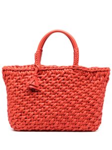 Alanui sac cabas en cuir logo Icon - Orange