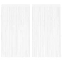 VidaXL Draadgordijnen 2 st 100x250 cm wit