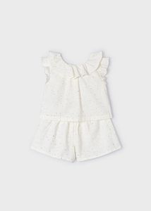 Mayoral Meisjes shorts set                    - Natural