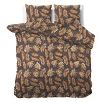 Dekbedovertrek Louisa - Lits-Jumeaux (240x220 cm) - Oranje Polyester-katoen - Dessin: Patroon - Sleeptime Elegance - Dekbed-Discounter.nl