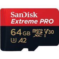 SanDisk Extreme PRO 64GB MicroSDXC Geheugenkaart