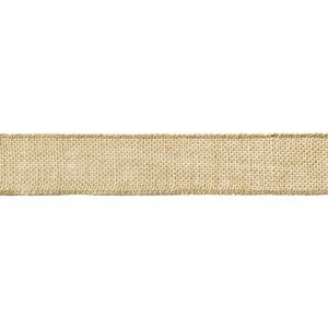 Jute cadeaulint/decoratielint 5 x 500 cm op rol   -