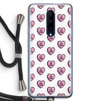 GIRL POWER: OnePlus 7 Pro Transparant Hoesje met koord