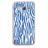Blauwe nerven: Samsung Galaxy J3 (2016) Transparant Hoesje
