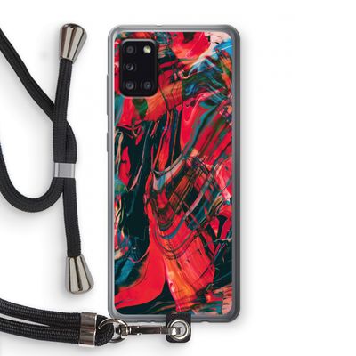 Endless Descent: Samsung Galaxy A31 Transparant Hoesje met koord