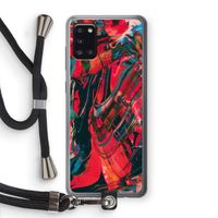 Endless Descent: Samsung Galaxy A31 Transparant Hoesje met koord